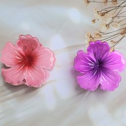DIVASTRI Women Set of 2 Flower Shape Claw Clip-picture-4