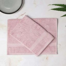 Spaces Colorfas Peach Cotton 450 GSM Hand Towel - Set of 2-11