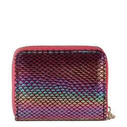 HauteSauce Multicolor Textured Zip Around Wallet for Women image 4