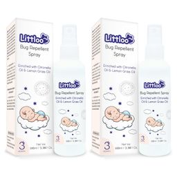 Littloo Bug Repellent Spray Enriched with Natural Citronella Oil & Lemon Grass Oil for Long Lasting Indoor Outdoor Protection from Insects & Mosquitoes For Kids No Harmful Chemicals -100 ML-Pack of 2-picture-8