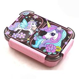 Rushabh Novelty Lunch Box TQ-KH29-Unicorn- Baby Pink-image-51