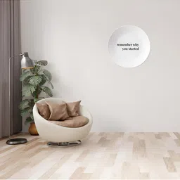 THE QUIRKY HOME White Remember Why You Started Printed Ceramic Decorative Wall Decor-image-46