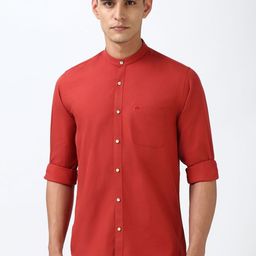 Peter England Casuals Men Slim Fit Opaque Casual Shirt-picture-36