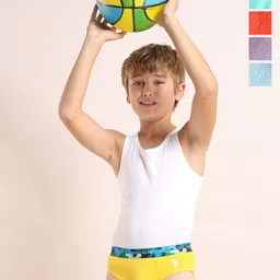U.S. Polo Assn. Kids Boys Pack Of 5 Mid-Rise Basic Briefs EKB05-MU3-P5-image-96