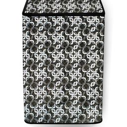 The Furnishing Tree Washing Machine Cover Trellis Pattern Grey Compatible for Whirlpool 6.5 Kg Full-image-84
