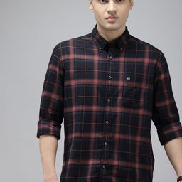Arrow Sport Pure Cotton Slim Fit Opaque Checked Casual Shirt-picture-39