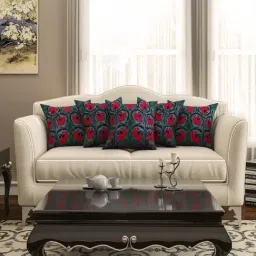 SEJ by Nisha Gupta Dark Grey Cushion Covers - Set of 5-image-39