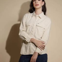 Global Republic Beige Cotton Shirt-image-76