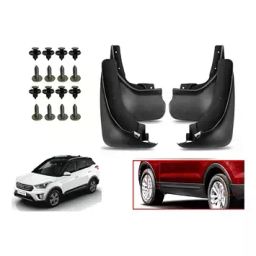 Auto Pearl Front and Rear Mud Guard For Creta (Black) Set of 4 Pcs-18