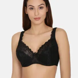 Da Intimo Black Under Wired Padded Plunge Bra-82