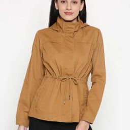 People Brown Cotton Jacket-image-47