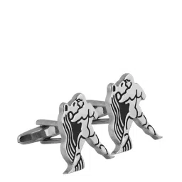 Alvaro Castagnino Silver Solid Cufflinks-33