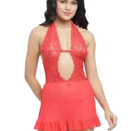 N-Gal Red Lace Babydoll-image-43