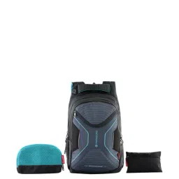 Harissons 36 Ltrs Black & Blue Large Laptop Backpack With Pouch-image-66