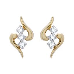 Waman Hari Pethe Jewellers 18k Gold & Diamond Earrings for Women-image-50