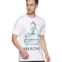 UrGear White Printed Short Sleeves T-Shirt-image-7