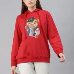 Melon by PlusS Red Printed Sweatshirt-image-18