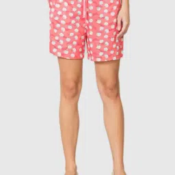 Van Heusen Pink Printed Shorts-image-78