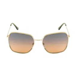 Opium Brown Square Sunglasses for Women-45