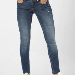 Only Blue Skinny Fit Low Rise Jeans-image-78