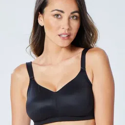 Jockey 1841 Women's Wirefree Non Padded Microfiber Nylon Elastane Full Coverage Minimizer Bra-25