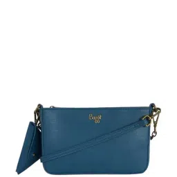 Baggit Blue Solid Medium Sling Handbag-image-43