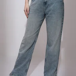 Tokyo Talkies Women Straight Fit High-Rise Light Fade Stretchable Jeans-picture-25