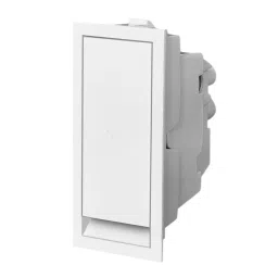 Cona StatuS 16 A Flat Switch 1 Way White, 9616-0