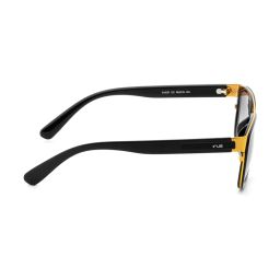 Irus Grey Rectangular Sunglasses For Men image 4