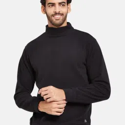 Octave Black Regular Fit Sweatshirt-image-23