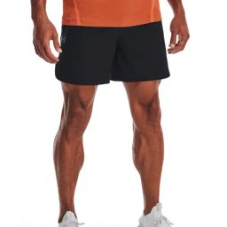 Under Armour Black Slim Fit Sports Shorts-image-92