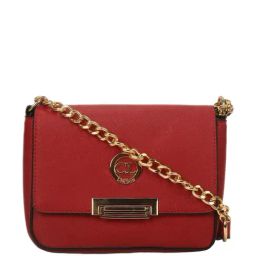 Carlton London Red Solid Medium Sling Handbag-image-11