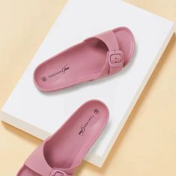 Forever Glam by Pantaloons Women's Rust Slides-picture-21