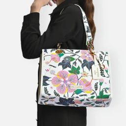 Lavie X Payal Singhal Limited Edition Abutilon Women's Box Totebag Handbag-24