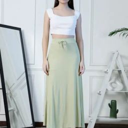 NEUDIS Mint Green Midi Skirt-image-102