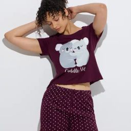 Wunderlove by Westside Wine Animal Patterned Cotton Shorts Set In A Bag-image-0