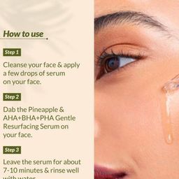 Lotus Botanicals Set Of 2 Pineapple Gentle Resurfacing Face Serum - 14ml Each image 4