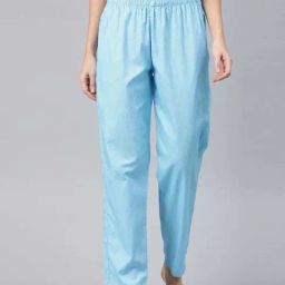 Drape in Vogue Blue Print Pyjamas-picture-1