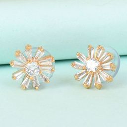 MEMOIR Gold-Plated Contemporary Drop Earrings-image-28