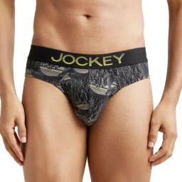 Jockey Black & Yellow Printed Briefs-image-31