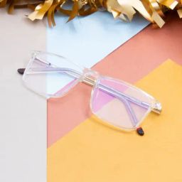 Ted Smith Transparent Rectangular Unisex Eye Frames-15