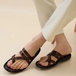 Regal Men's Comfort Brown Toe Ring Sandals-picture-12