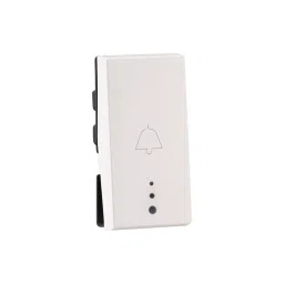 Legrand Bell Push with Indicator Myrius Classic White 6 Amp 1 Module 1 Way, 6792 21 image 2