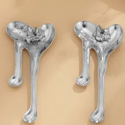 StyleCast x Revolte Silver-Plated Heart Shaped Drop Earrings-49