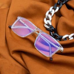 Ted Smith Transparent Rectangular Unisex Eye Frames-14