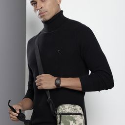 Tommy Hilfiger Knitted Turtle Neck Pure Cotton Sweatshirt-picture-33