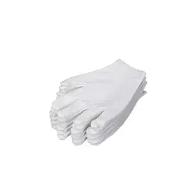 ETS Hand Pro ‎Banian Cotton Hand Gloves White Color Free Size (Pack of 50 Pair)-picture-45