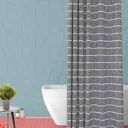 ArtzFolio Single Piece Waterproof Polyester Shower Curtain-image-50