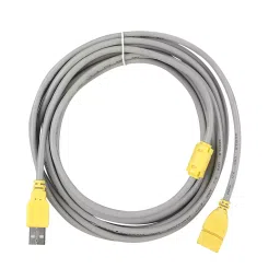 Shield Plus USB Cable Flexible PVC Upto 480 Mbps Speed 2.0 (5 m), AM-AF 5M-38