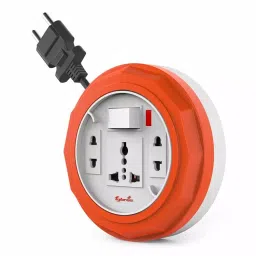 Fybros 6A 3 Pin Extension Flex Box 5 mtr with Indicator 8093-9
